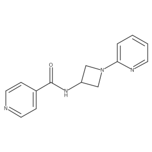 N-[1-(pyridin-2-yl)azetidin-3-yl]pyridine-4-carboxamide Structure