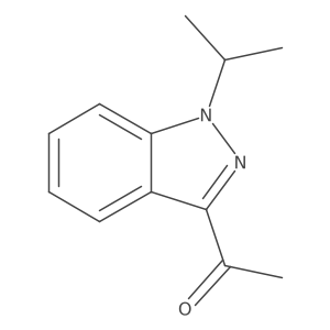 1-(1-Isopropyl-1h-indazol-3-yl)ethanone Structure