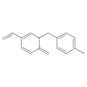 1-[(4-Fluorophenyl)methyl]-6-oxo-1,6-dihydropyridine-3-carbaldehyde Structure