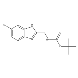 tert-butyl N-[(5-hydroxy-1H-1,3-benzodiazol-2-yl)methyl]carbamate Structure