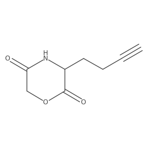 3-(But-3-yn-1-yl)morpholine-2,5-dione Structure