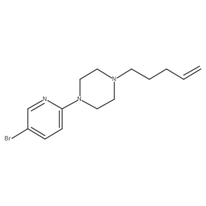 1-(5-Bromopyridin-2-yl)-4-(pent-4-en-1-yl)piperazine结构式