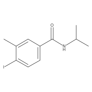 4-Iodo-N-isopropyl-3-methyl-benzamide Structure