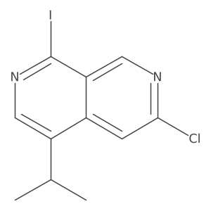 6-Chloro-1-iodo-4-isopropyl-2,7-naphthyridine Structure