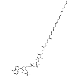 8Z,11Z,14Z-eicosatrienoyl-CoA结构式