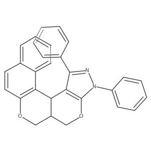 (2S,10R)-4,6-diphenyl-8,12-dioxa-5,6-diazapentacyclo[11.8.0.0^{2,10}.0^{3,7}.0^{16,21}]henicosa-1(13),3(7),4,14,16(21),17,19-heptaene结构式