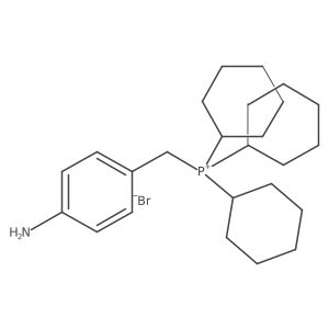 (4-Aminobenzyl)tricyclohexylphosphoniumbromide结构式