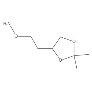 O-(2,2-dimethyl-[1,3]dioxolan-4-ylethyl)-hydroxylamine Structure