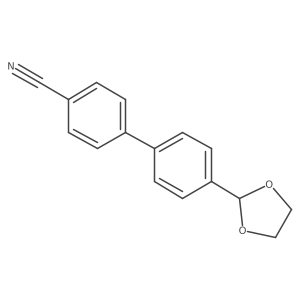4'-(1,3-Dioxolan-2-yl)[1,1'-biphenyl]-4-carbonitrile Structure