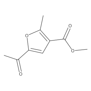 Methyl 5-acetyl-2-methylfuran-3-carboxylate结构式