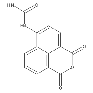 Urea, N-(1,3-dioxo-1H,3H-naphtho[1,8-cd]pyran-6-yl)-结构式