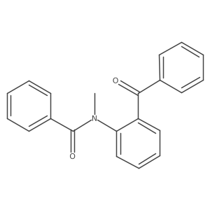 Benzamide,n-(2-benzoylphenyl)-n-methyl- Structure