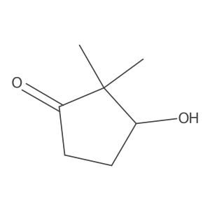 3-Hydroxy-2,2-dimethylcyclopentanone Structure