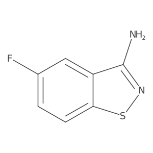 5-Fluorobenzo[d]isothiazol-3-amine结构式