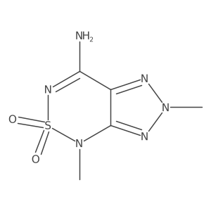 1,2,3-Triazolo[4,5-c][1,2,6]thiadiazin-7-amine, 2,4-dihydro-2,4-dimethyl-, 5,5-dioxide结构式