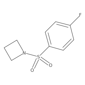 Azetidine, 1-[(4-fluorophenyl)sulfonyl]- Structure