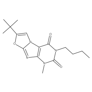 7-(tert-butyl)-3-butyl-1-methyloxazolo[2,3-f]purine-2,4(1H,3H)-dione结构式
