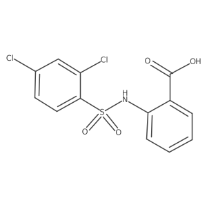 2-(2,4-Dichlorobenzenesulfonamido)benzoic acid Structure