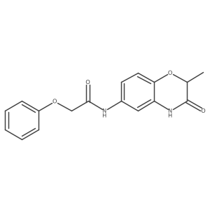 N-(2-methyl-3-oxo-3,4-dihydro-2H-1,4-benzoxazin-6-yl)-2-phenoxyacetamide Structure