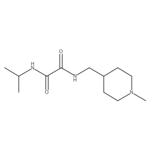 N1-isopropyl-N2-((1-methylpiperidin-4-yl)methyl)oxalamide Structure