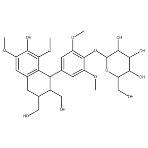 Lyoniresin-4'-yl |A-D-glucopyranoside结构式