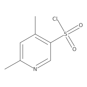 4,6-Dimethylpyridine-3-sulfonyl chloride Structure