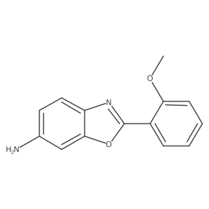 2-(2-Methoxyphenyl)-1,3-benzoxazol-6-amine结构式