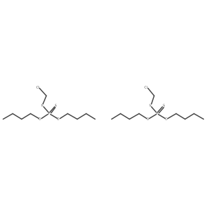O,O-Dibutyl S-(chloromethyl) phosphorodithioate Structure