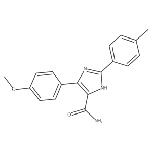 4-(4-Methoxyphenyl)-2-(p-tolyl)-1H-imidazole-5-carboxamide Structure