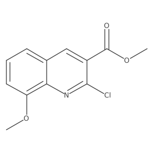 Methyl 2-chloro-8-methoxyquinoline-3-carboxylate结构式