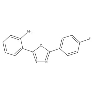2-(5-(4-Fluorophenyl)-1,3,4-oxadiazol-2-yl)aniline Structure