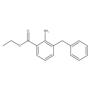 Ethyl 2-amino-3-benzylbenzoate Structure