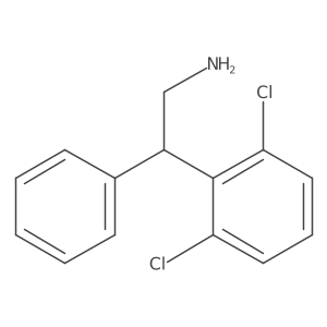 2,6-Dichloro-I(2)-phenylbenzeneethanamine结构式