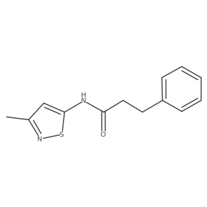 N-(3-methylisothiazol-5-yl)-3-phenylpropanamide Structure