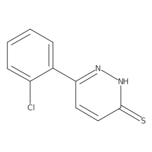 6-(2-chlorophenyl)pyridazine-3(2H)-thione结构式