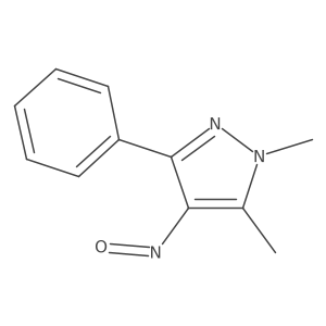 1,5-dimethyl-4-nitroso-3-phenyl-1H-pyrazole Structure