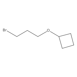 (3-Bromopropoxy)cyclobutane Structure