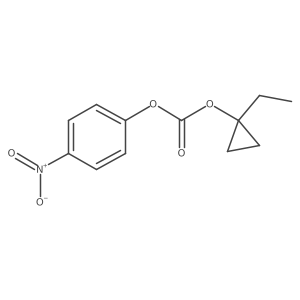 1-Ethylcyclopropyl 4-nitrophenyl carbonate结构式