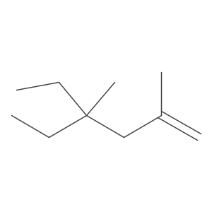 4-Ethyl-2,4-dimethylhex-1-ene结构式