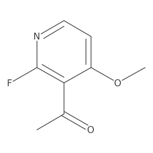 1-(2-Fluoro-4-methoxypyridin-3-yl)ethanone结构式