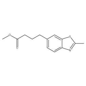 4-(2-Methyl-benzothiazol-6-yl)-butyric acid methyl ester Structure