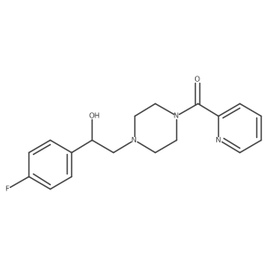Methanone, [4-[2-(4-fluorophenyl)-2-hydroxyethyl]-1-piperazinyl]-2-pyridinyl-结构式