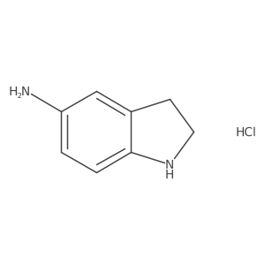 Indolin-5-amine hydrochloride结构式