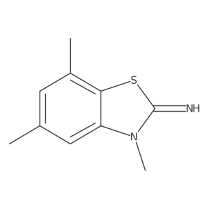 3,5,7-trimethylbenzo[d]thiazol-2(3H)-imine Structure