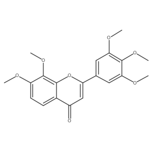 3',4',5',7,8-Pentamethoxyflavone Structure