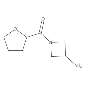 1-(Oxolane-2-carbonyl)azetidin-3-amine Structure