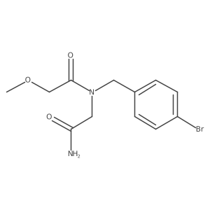 n-(2-Amino-2-oxoethyl)-N-(4-bromobenzyl)-2-methoxyacetamide结构式