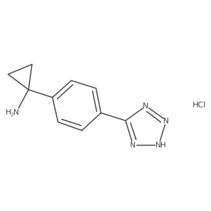 1-(4-(1H-tetrazol-5-yl)phenyl)cyclopropanamine hydrochloride结构式