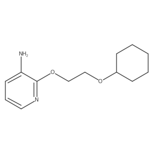 2-(2-Cyclohexyloxyethoxy)pyridin-3-amine结构式