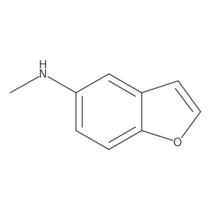 N-Methyl-5-benzofuranamine结构式